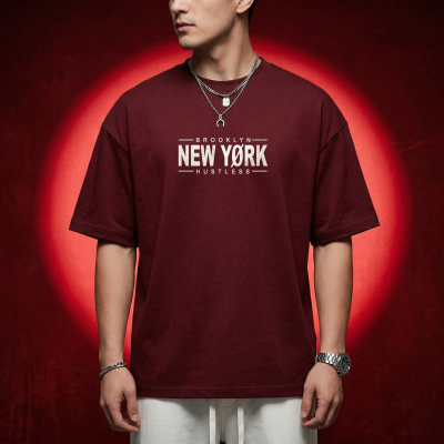 Men's Stylish Drop Shoulder- Black